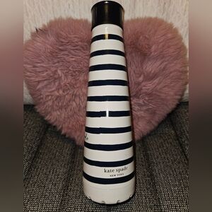 Rare Kate Spade New York Painted Stripe Stainless Steel Water Bottle